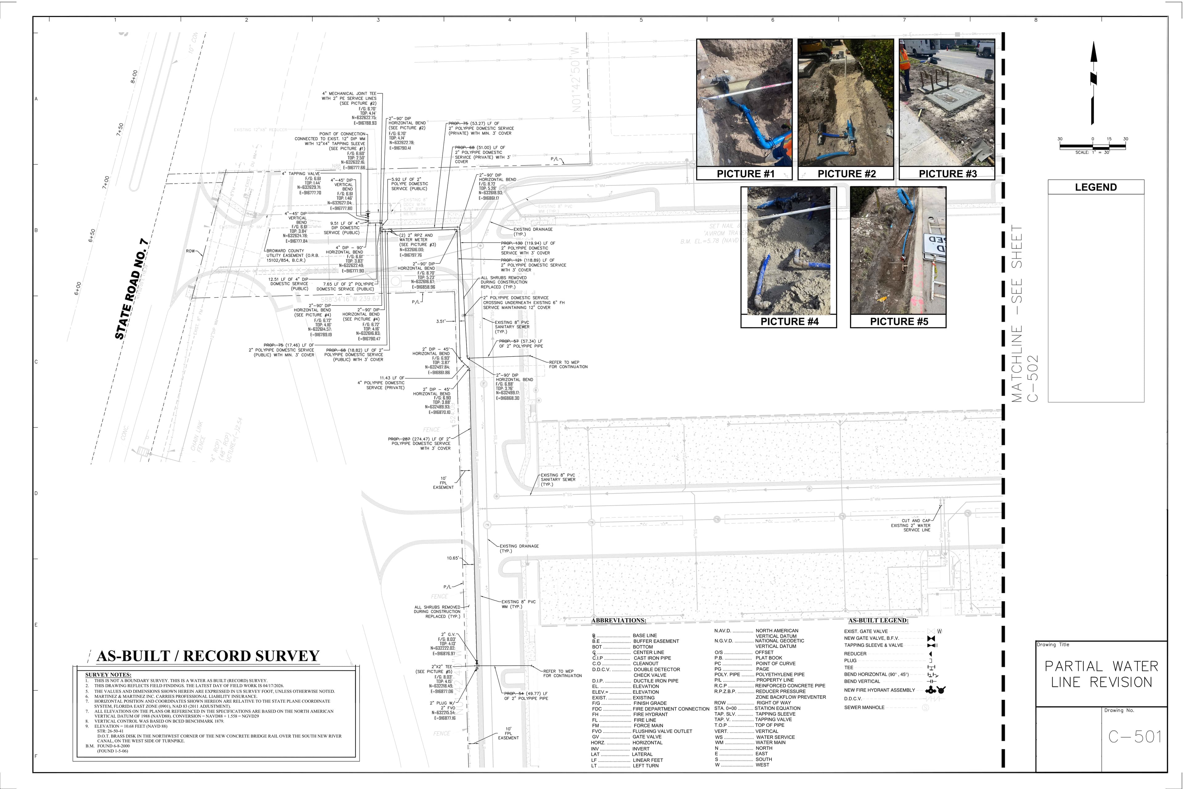 Water Main As-Built — Extended