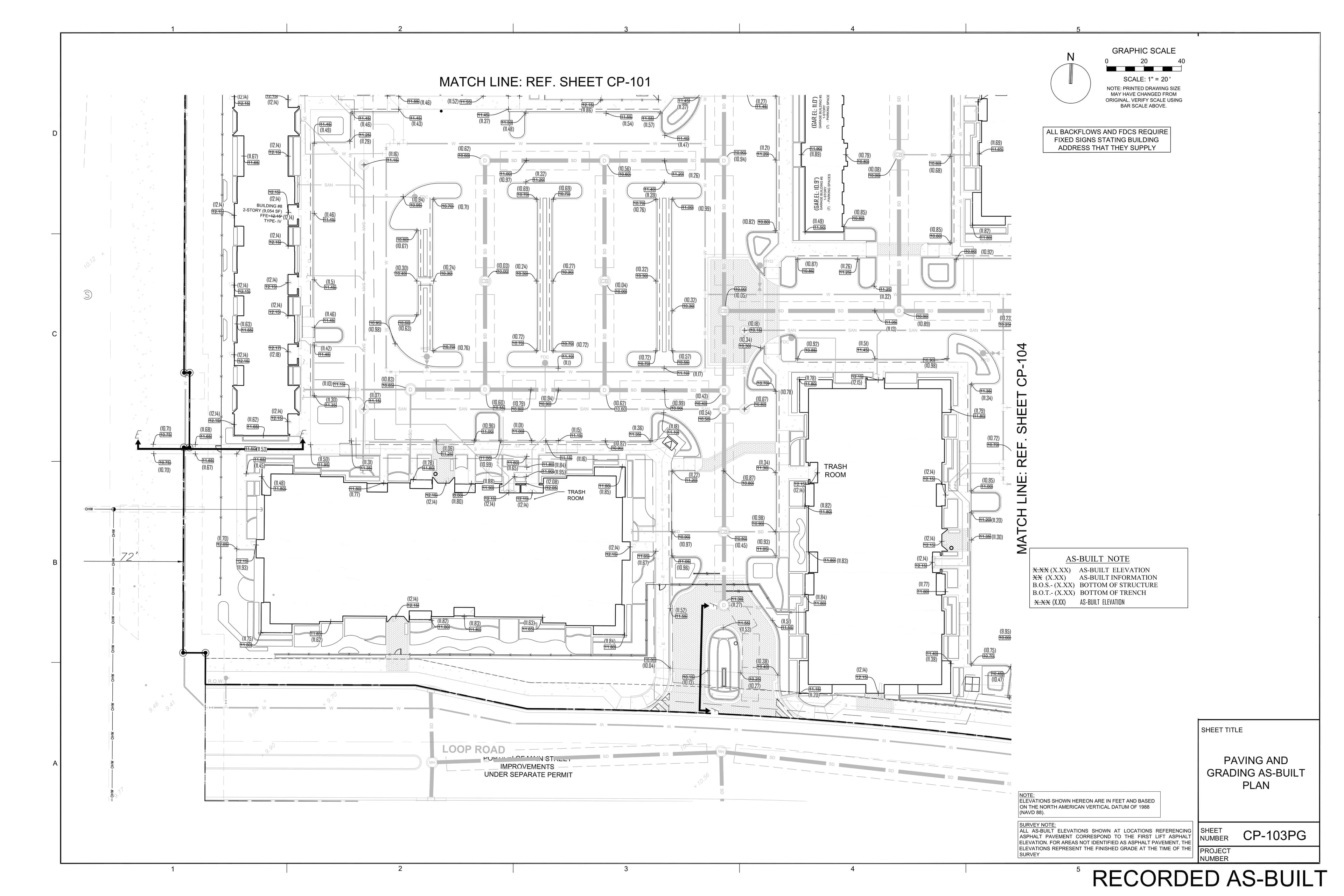 Paving & Grading As-Built